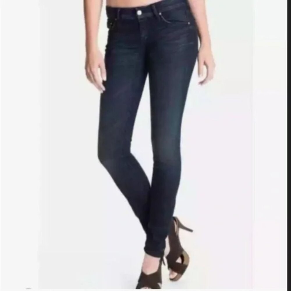 MOTHER Blue Skinny Jeans Stretchy Fit